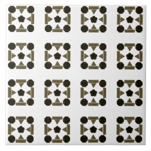 Azulejo De Cerâmica Arte Geométrica Diamond
