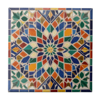 Azulejo De Cerâmica Arte Islâmica Mosaico Marroquino Decoração Colorid