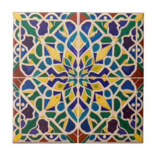 Azulejo De Cerâmica Arte Islâmica Mosaico Marroquino Decoração Colorid