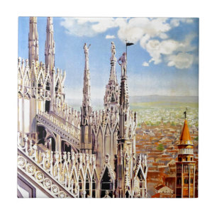 Azulejo De Cerâmica Arte italiana do viagem de Milão Euruopean do