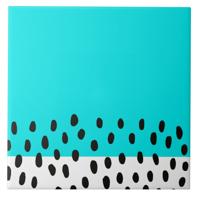 Azulejo De Cerâmica Arte Moderna do Meio século abstrato  (Frente)