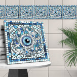 Azulejo De Cerâmica Arte Mosaica Amuleta mau<br><div class="desc">Arte Mosaica Amuleta mau</div>