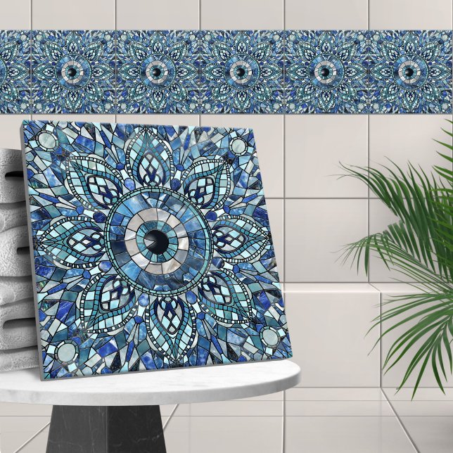 Azulejo De Cerâmica Arte Mosaica Amuleta mau (Criador carregado)