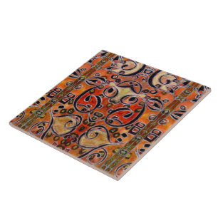 Azulejo De Cerâmica Arte Nouveau (pintura)