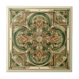 Azulejo De Cerâmica Arte Nova Alta
