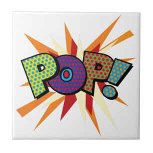 Azulejo De Cerâmica Arte Pop de Quadrinhos POP!