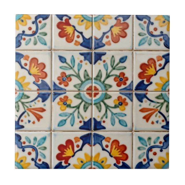 Azulejo De Cerâmica Arte Popular (Frente)