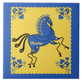 Azulejo De Cerâmica Arte popular tradicional da Ucrânia