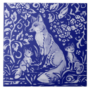 Azulejo De Cerâmica Arte Russa da Família Animal Farmhouse da Família