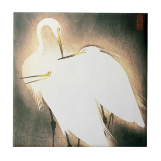 Azulejo De Cerâmica Arte Ukiyo-E de Woodblock de três japoneses das