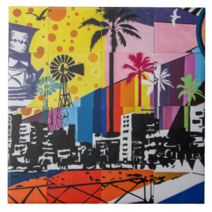 Azulejo De Cerâmica Arte Urbana 18.