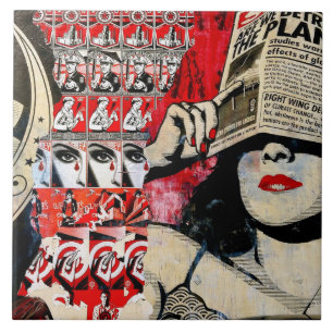 Azulejo De Cerâmica Arte Urbana 19.