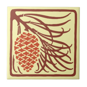 Azulejo De Cerâmica Artes e Artesanatos, artesão, estilo de missão Pin