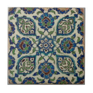 Azulejo De Cerâmica Artesanato Europeu Verde Azul