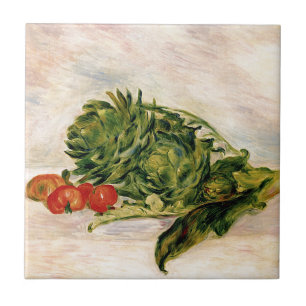 Azulejo De Cerâmica Artichokes e Tomates