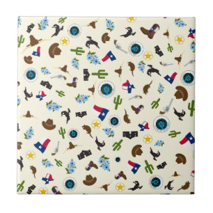 Azulejo De Cerâmica Artigos famosos do estado de Texas