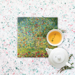 Azulejo De Cerâmica Árvore da Apple por Gustav Klimt