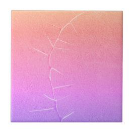 Azulejo De Cerâmica Árvore de Febre de Concreto Roxo