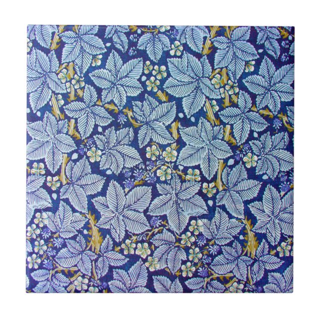 Azulejo De Cerâmica Árvore de framboesa, William Morris (Frente)