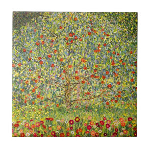 Azulejo De Cerâmica Árvore de Gustavo Klimt Apple