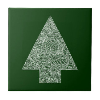 Azulejo De Cerâmica Árvore de Natal Moderna