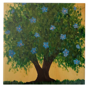 Azulejo De Cerâmica Árvore Florindo