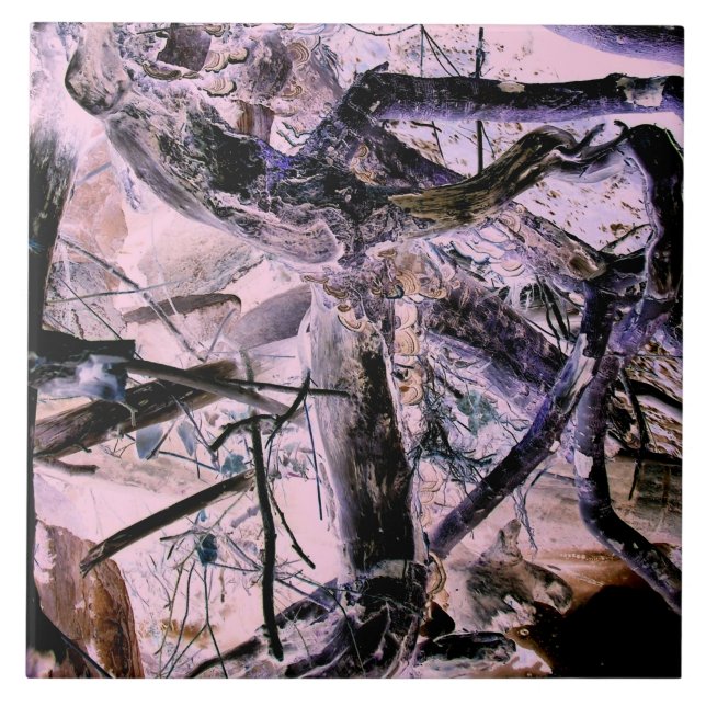 AZULEJO DE CERÂMICA  ÁRVORES (Frente)