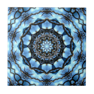 AZULEJO DE CERÂMICA ÁRVORES