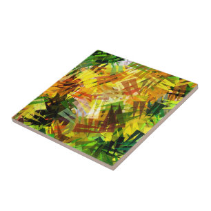 AZULEJO DE CERÂMICA  ÁRVORES DE VERÃO