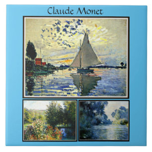 Azulejo De Cerâmica As famosas pinturas de Claude Monet