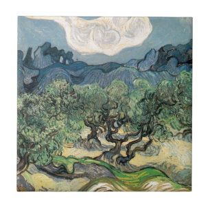 Azulejo De Cerâmica As Oliveiras, Vincent van Gogh
