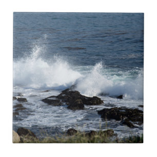 Azulejo De Cerâmica As ondas do Oceano Pacífico
