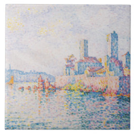 Azulejo De Cerâmica As torres de Antibes (por Paul Signac)