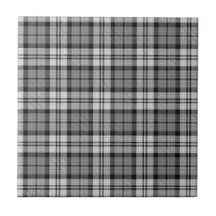 Azulejo De Cerâmica Ash Cinza Blackwatch Campbell Tartan Xadrez
