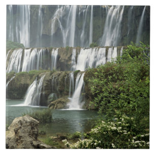 Azulejo De Cerâmica Ásia, China, Província de Yunnan, Qujing, Luoping