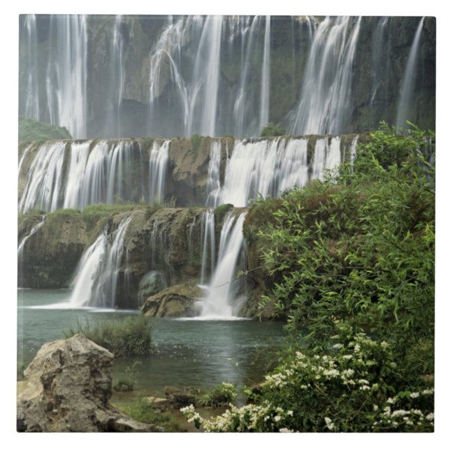 Azulejo De Cerâmica Ásia, China, Província de Yunnan, Qujing, Luoping (Frente)