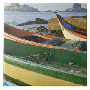 Azulejo De Cerâmica Ásia, Índia, Tamil Nadu, Kanniyakumari