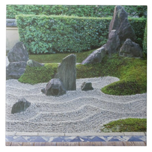 Azulejo De Cerâmica Ásia, Japão, Quioto, templo Daitokuji, Zuiho-in