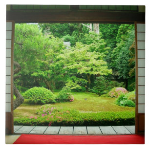 Azulejo De Cerâmica Ásia, Japão, Quioto. Zen Garden 2