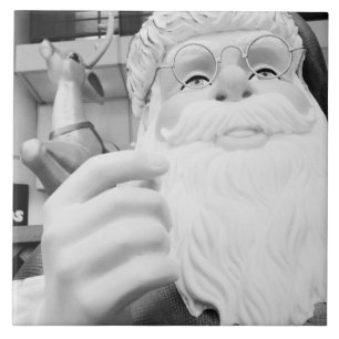 Azulejo De Cerâmica Ásia, Japão, Tóquio. Papai Noel em Ikebukuro