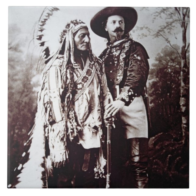 Azulejo De Cerâmica Assento Bull principal (1831-90) na excursão com (Frente)