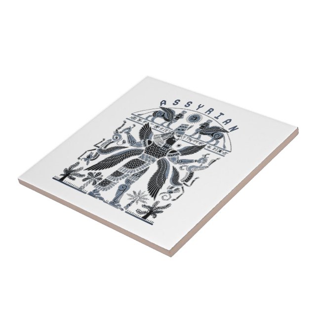 Azulejo De Cerâmica Assírio (Lateral)