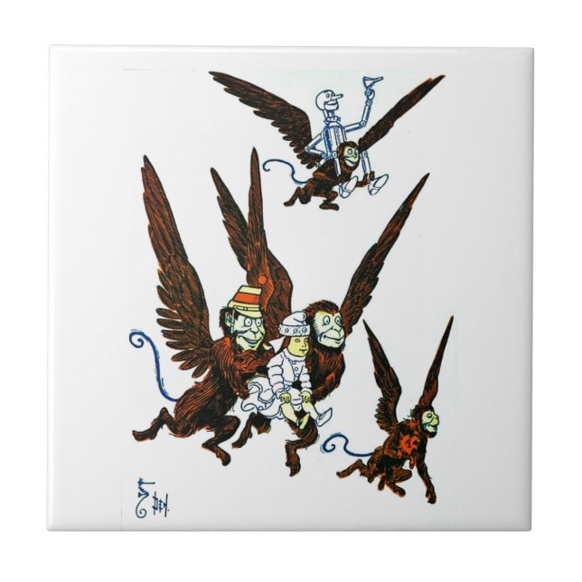 Azulejo De Cerâmica Assistente de Oz (Frente)