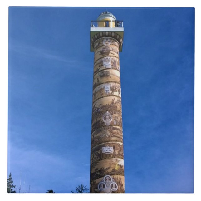 Azulejo De Cerâmica Astoria Column, Oregon (Frente)