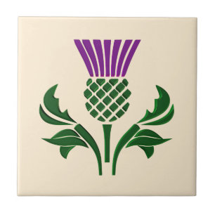Azulejo De Cerâmica Astro de emblema escocês