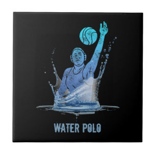 Azulejo De Cerâmica Atalho Esportivo de Polo Água com Bola