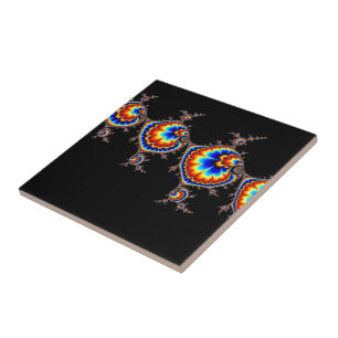 Azulejo De Cerâmica Ataque Ufo - Arte Fractal