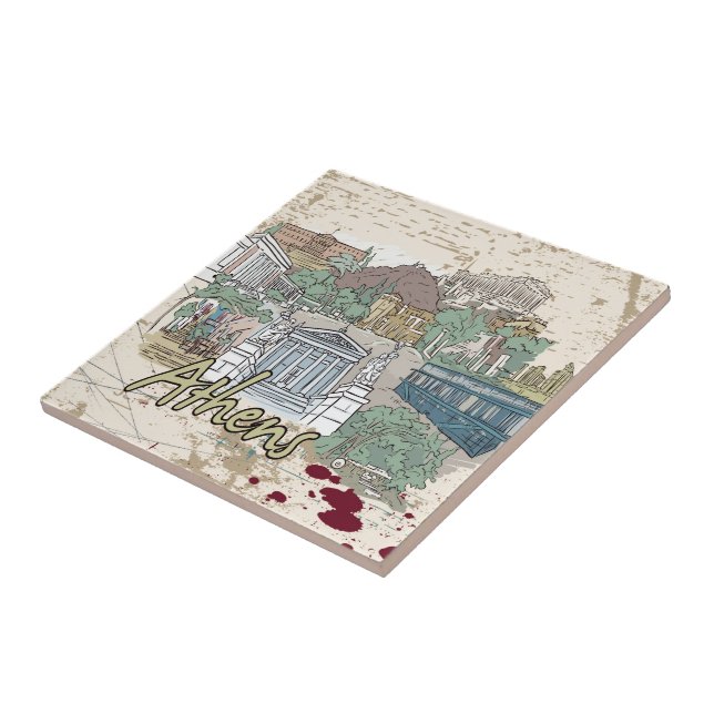 Azulejo De Cerâmica Atenas (Lateral)