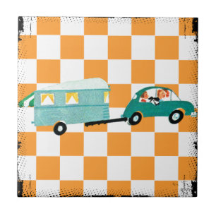 Azulejo De Cerâmica Atingindo a estrada aberta 1