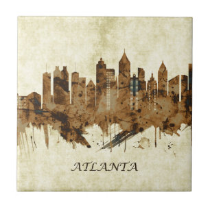 Azulejo De Cerâmica Atlanta Georgia Cityscape